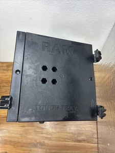 Ram Tough Tray Universal Adjustable Spring Loaded Laptop Holder w/ Arm - Picture 1 of 5