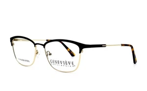 GENEVIEVE PARIS DESIGN STELLAR MATT BRAUN GOLD BRILLE BRILLENGESTELL 52-16-140 - Bild 1 von 7