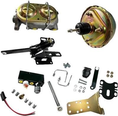Amplificador de freno de doble potencia de 8", repuesto para camioneta Ford 1957-1972 1" Master Foto 1 de 4