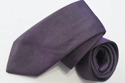 Corbata de cuello para hombre THOMAS ROSA PÚRPURA SEDA CON: 3 1/2" POR L:60" HECHA EN MARRUECOS Foto 1 de 4