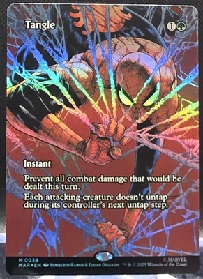 Tangle #38 Marvel's Spider-Man Borderless Foil Mythic - Image 1 of 2