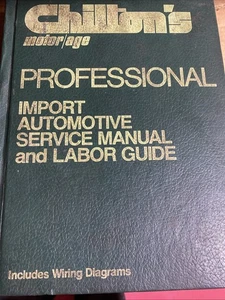 Chilton's 6808 1979 Import Automotive Service Manual & Labor Professional V17 - Bild 1 von 2