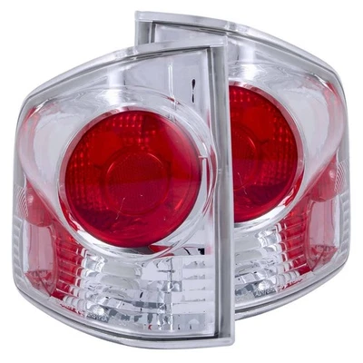 Anzo 211032 Chrome 3D Style Tail Lights for 95-05 Chevrolet S-10 and GMC Sonoma - Imagem 1 de 4