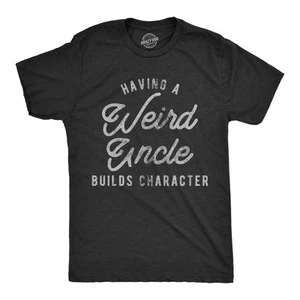 Camiseta Para Hombres Tener un Tío Raro Construye Personaje Divertida Familia Gráfica Novedad - Imagen 1 de 7