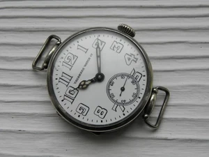 MILITARY TAVANNES WATCH Co Cyma WW1 Antique trench watch Porcelain Dial 38mm - Bild 1 von 10