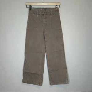 Abercrombie Kids Girls Taupe High Rise Wide Leg Pants Jeans Size 11/12 - Picture 1 of 9