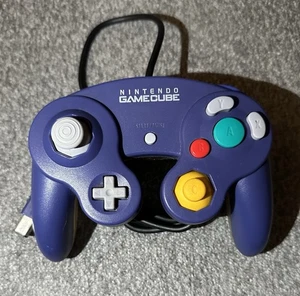Nintendo GameCube Controller OEM (testato) - Indigo e retro trasparente - Foto 1 di 10