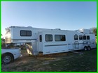 2007 Silverado Deluxe Showman Custom 4 Horse Trailer w/LVQ Stock #444220
