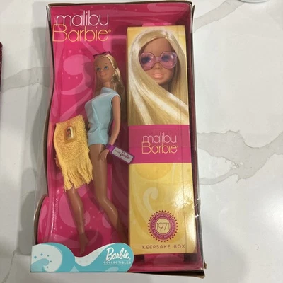 2001 BARBIE COLLECTIBLES | MALIBU BARBIE 1971 MATTEL REPRODUCTION | 56061 NRFB