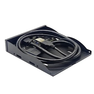 USB 3.0-Frontpanel für PC, 1 Port USB3.0 + 1 Port USB3.1 Typ-C-HUB-Adapter,6263 - Bild 1 von 4