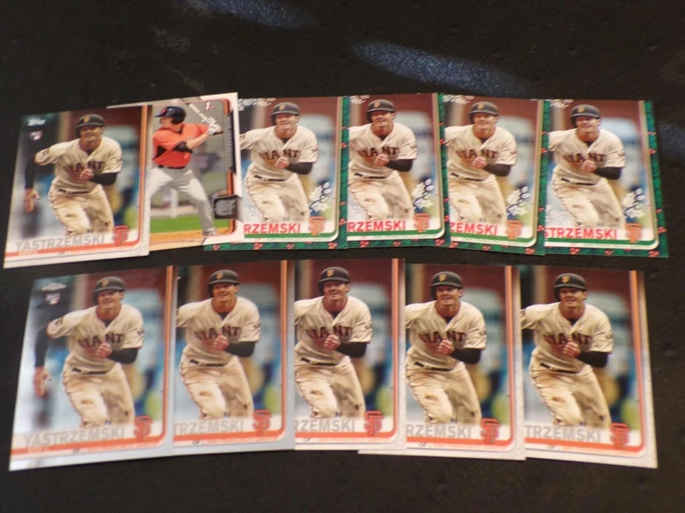 2015-2019 Bowman-Topps-Chrome lot of 11 MIKE YASTRZEMSKI RCs Rookie! GIANTS! - Image 1 of 1
