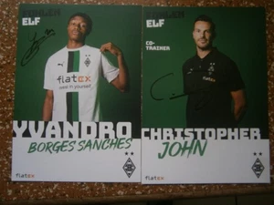 Fußball - unterschriebene Bildautogramme Yvandro Borges Sanches Christopher John - Bild 1 von 1