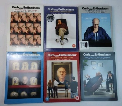 Curb Your Enthusiasm DVD Lot Seasons 1 2 3 4 6 7 Larry David TV Comedy *AS IS* - Image 1 of 4