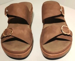 Patrizia Womens 40/10 Platform Wedge Slip on Sandal - Foto 1 di 7