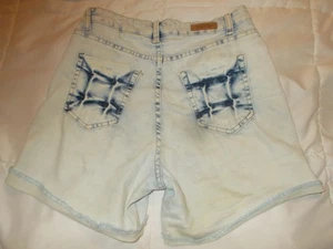 Vince Blue Women's High Rise Distressed Light Denim Shorts Hot Pants, 5 - Picture 1 of 6