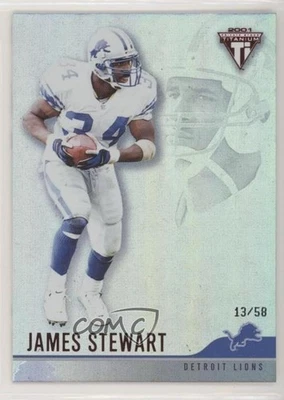 2001 Pacific Private Stock Titanium Red /58 James Stewart #48 - Image 1 of 2