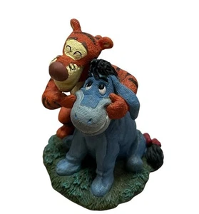 DISNEY SIMPLY POOH TIGGER & EEYORE "SO THIS IS WHAT SMILING FEELS LIKE" FIGURINE - Picture 1 of 7