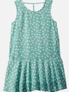 $75 People's Project LA Girls Green White Floral Sleeveless Casual Dress Size M - Picture 1 of 1