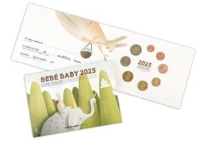 KMS Portogallo 2025 BNC BABY SET 3,88 euro nominali 1 centesimo - 2 euro - Foto 1 di 1