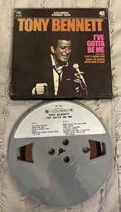 Tony Bennett I've Gotta Be Me Reel to Reel Tape 3 3/4 ips 4-Track Stereo Tape - Foto 1 di 13