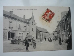 CPA 49 carte postale ancienne LA MEIGNANNE rue principale - Foto 1 di 2