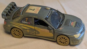 Subaru Impreza WRC 2007 Muddy - Kinsmart Pull Back & Go Diecast Model Car - Picture 1 of 3