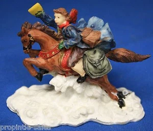 COURIER on Horse Back in Snow ~ 2.75" tall - Picture 1 of 1