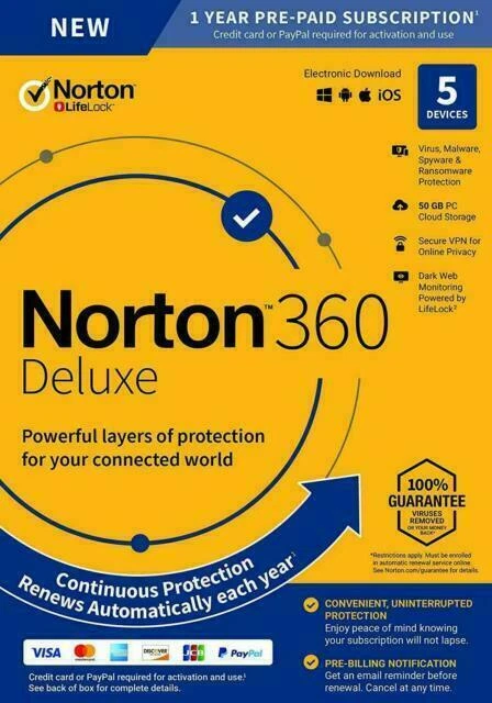 Norton 360 Deluxe Security System - INSTALATION & SETUP - Image 1 of 1
