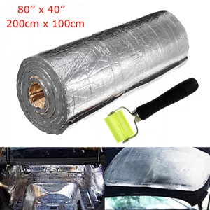 80''x 40'' Car Insulation Sound Deadening Heat Shield Thermal Noise Proof Mat US - Bild 1 von 12