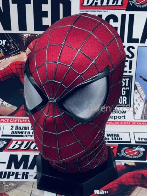 Spider-man Mask The Amazing Spiderman 2 Cosplay Helmet Halloween Party Prop Gift - Image 1 of 4