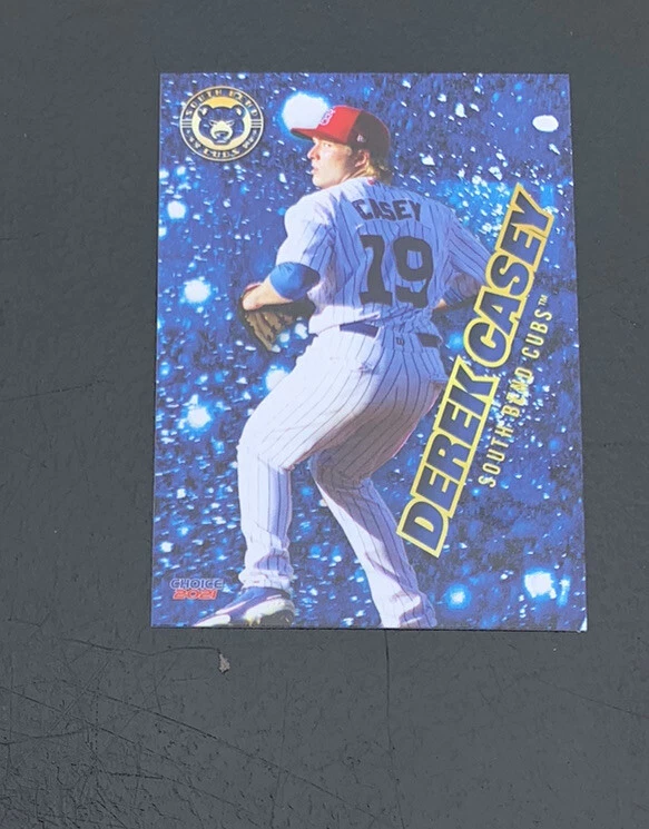 Derek Casey 2021 South Bend Cubs Baseball card Mechanicsville VA Chicago Cubs - Image 1 of 1