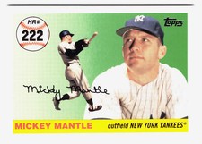 2007 Topps Mickey Mantle Home Run History   New York Yankees #MHR236