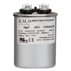 14008 - Mars OEM Replacement Run Capacitor 370 VAC 10 MFD Oval - Picture 1 of 5