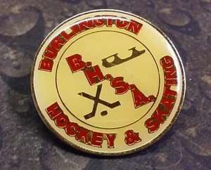 Burlington Hockey und Skating Pin Anstecker BHSA - Bild 1 von 3