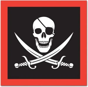 Pirate Luncheon Napkins (2-Ply) (16/Pkg) - Picture 1 of 1
