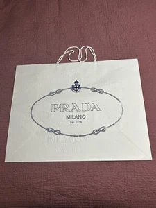 1 NEW Authentic Prada Embossed XL Shopping Gift Bag 25.5”x 19.5"x 10” - Picture 1 of 13