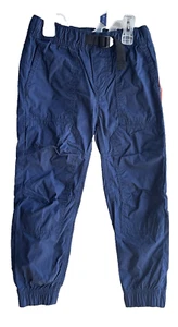 Boys Wonder Nation Cargo Jogger Pants Navy Size XS 4/5 Adjustable Belt NWT - Picture 1 of 6