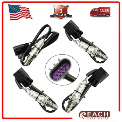 Sensor de oxígeno O2 4 piezas arriba+abajo 1&2 para Kia Sedona 2006-2010 3,8 L 2007-09 Amanti Foto 1 de 4