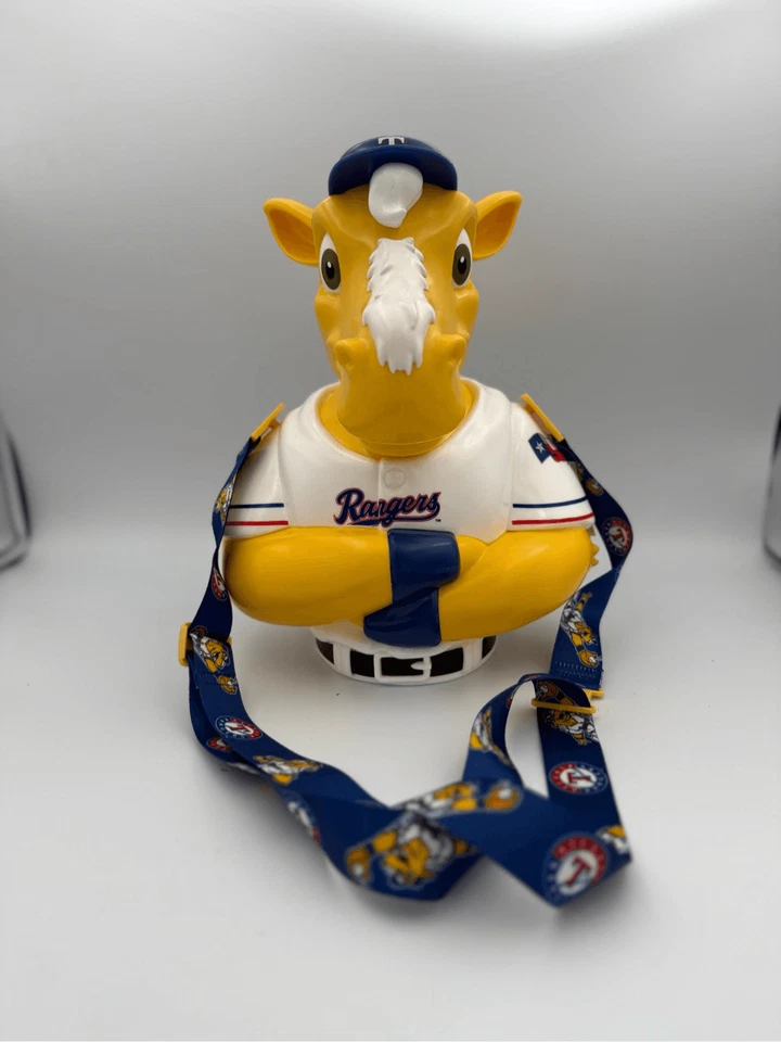 TEXASRANGERS CAPTAIN пони попкорн ведро ремень MLB бейсбольный стадион эксклюзивный - Изображение 1 из 4