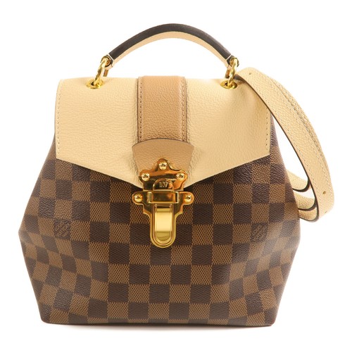 LOUIS VUITTON（LV） Zaino Clapton Louis Vuitton LV GHW N42259 Damier Marrone Beige