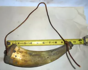 antique early POWDER HORN - Picture 1 of 7