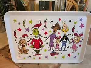 DR.SEUSS THE GRINCH WHO STOLE CHRISTMAS SERVING TRAY CINDY LOU MAX WHOVILLE 2024 - Picture 1 of 3