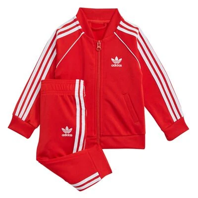 Adidas Superstar Conjunto Deportivo Para Niños 2 Piezas Rojo - Imagen 1 de 3