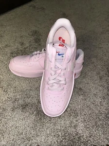 pink Nike Air Force 1 size 9 Women Valentines Day Shoes - Picture 1 of 6