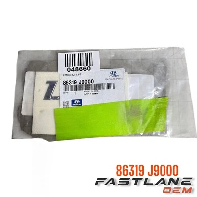 2018-2023 HYUNDAI KONA 1.6T EMBLEM NEW OEM 86319 J9000 - Image 1 of 4