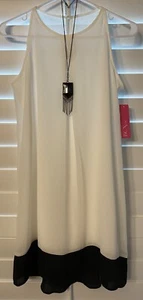 BCX Girls BCX style Black and White Dress Size 16 Comes with Necklace Free Ship - Picture 1 of 17