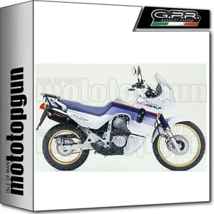 GPR EXHAUST HOM FURORE BLACK HONDA TRANSALP XL 600 V 1989 89 1990 90 1991 91 - Picture 1 of 3
