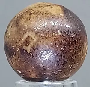 Vintage Clay Marble .66 Inch Near-Mint Condition Combined Shipping - Picture 1 of 9
