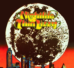 Cubierta de álbum Thin Lizzy NIGHTLIFE impreso por Jim Fitzpatrick. - Imagen 1 de 4