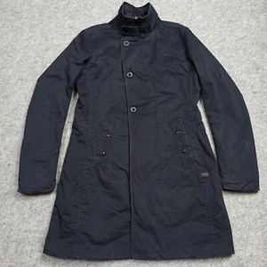 G-Star Mujer CHAQUETA TALLA S Azul Marino Minor-Slim-Trench-Wmn Algodón Pequeño - Imagen 1 de 15
